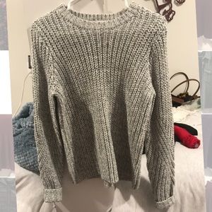a new day gray knit sweater